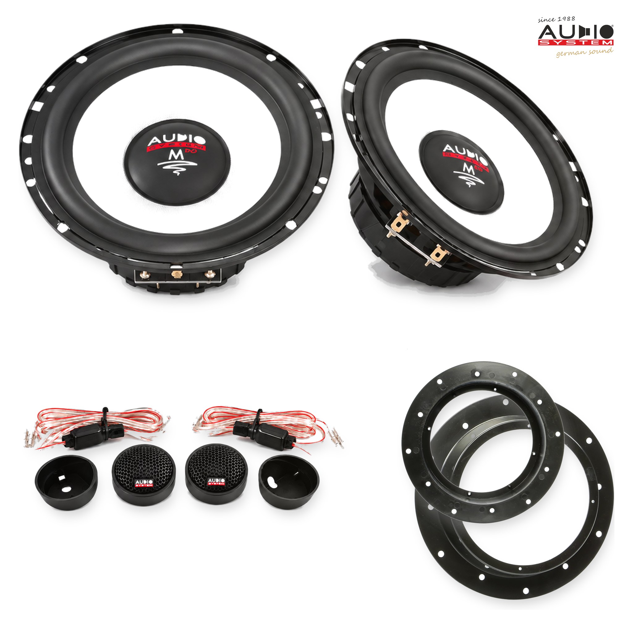 Pachet difuzoare dedicate VW Passat B8 2014-2019 - Audio System M EVO 2 165 mm