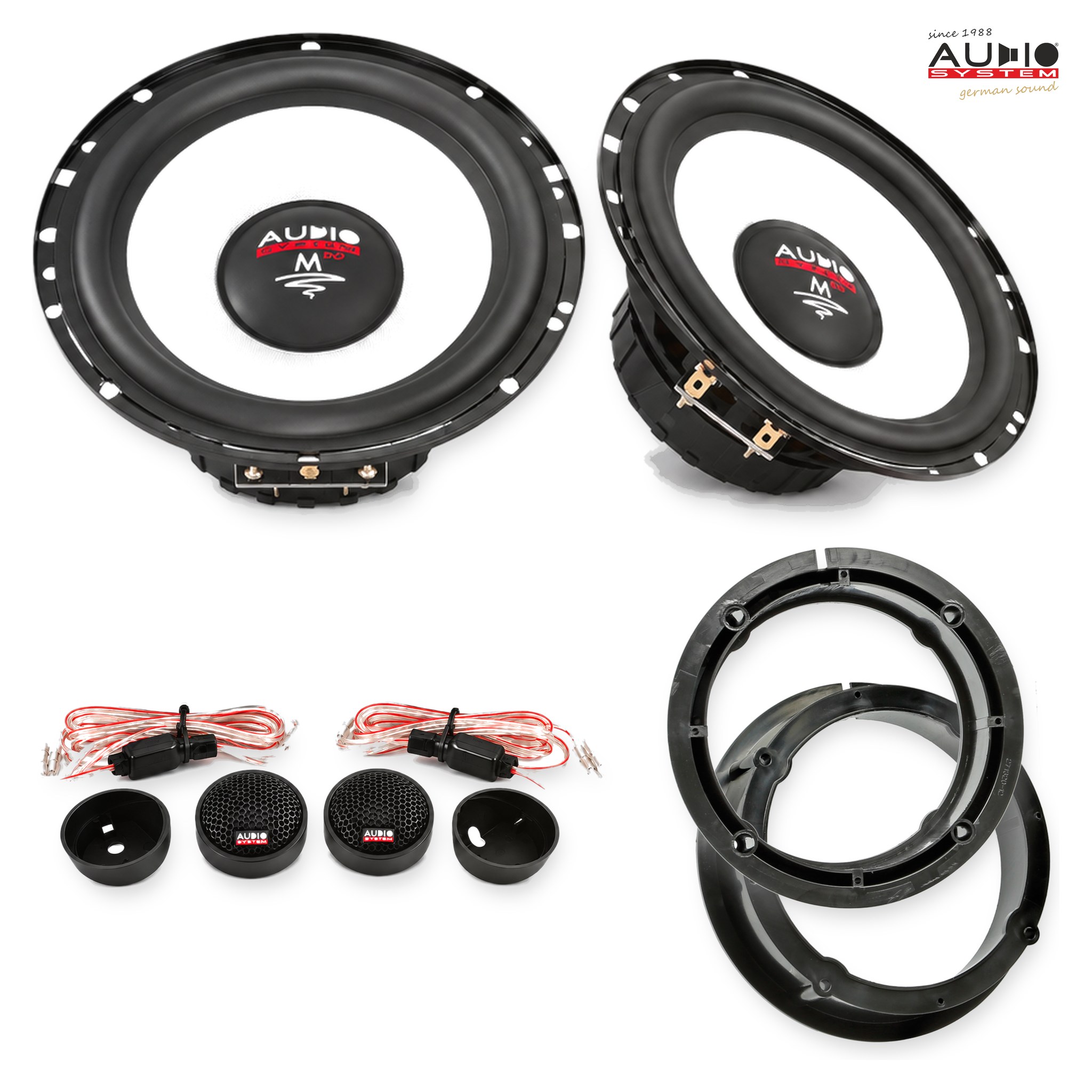 Pachet difuzoare dedicate VW Passat CC (3C/35) 2008-2011 - Audio System M EVO 2 165 mm