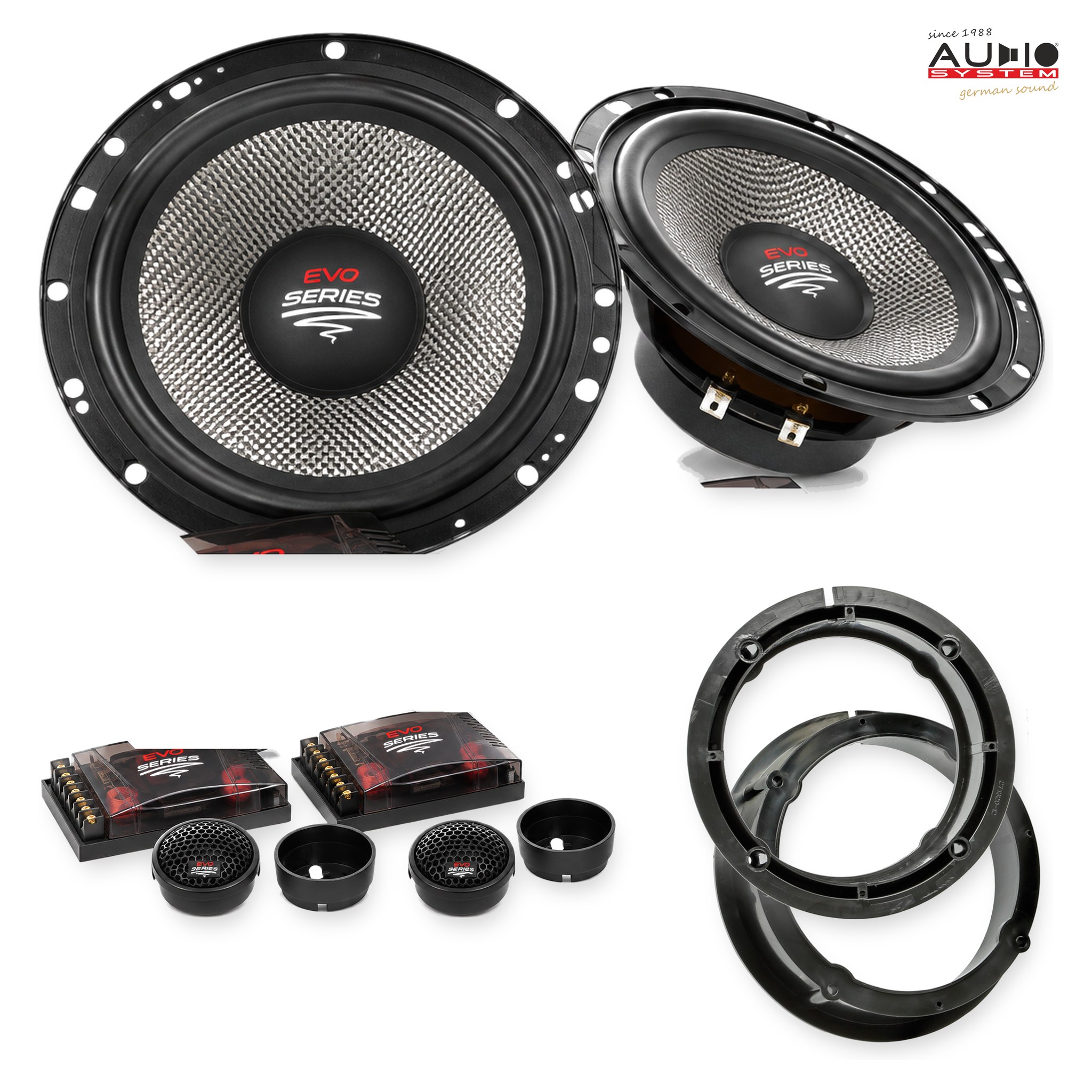 Pachet difuzoare dedicate VW Passat CC (3C/35) 2008-2011 - Audio System RADION EVO 2 165 mm