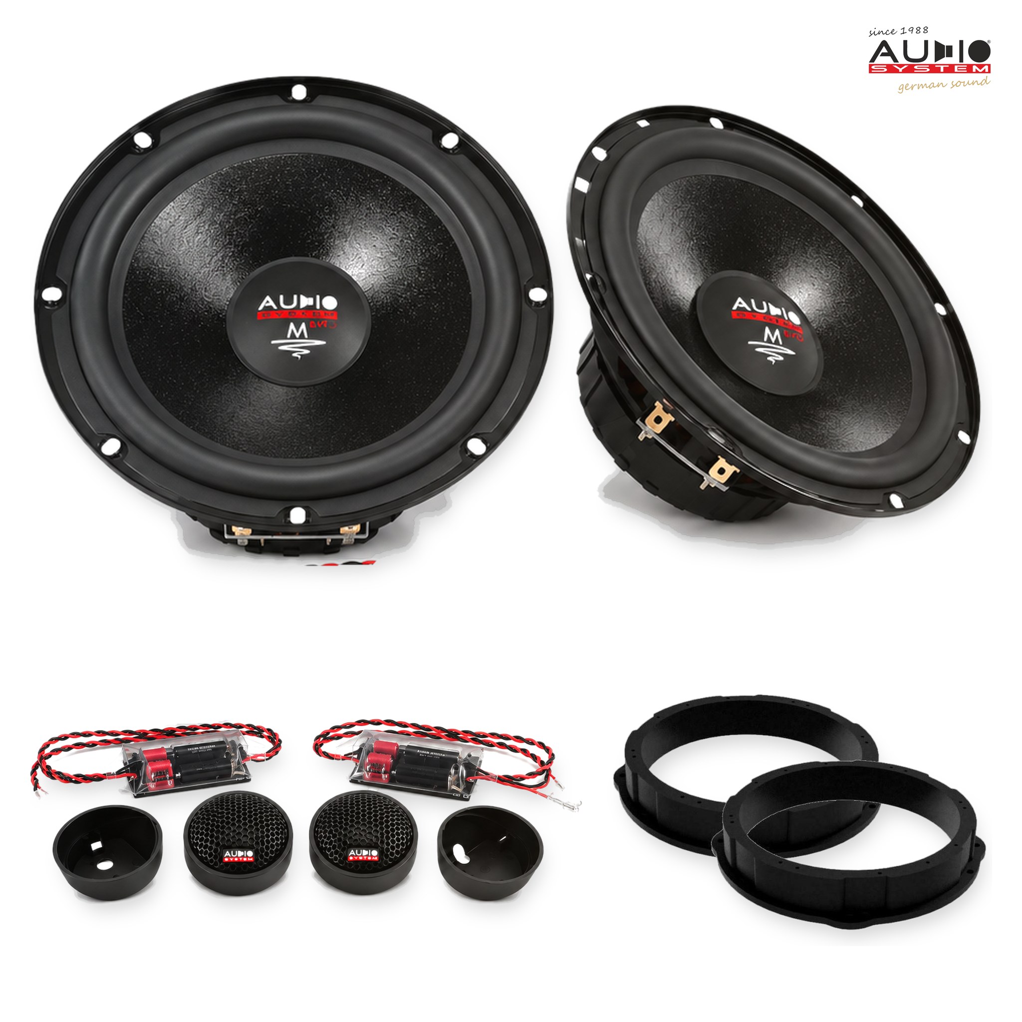 Pachet difuzoare dedicate VW Touareg III (CR) 2018-prezent - Audio System M EVO 2 200 mm