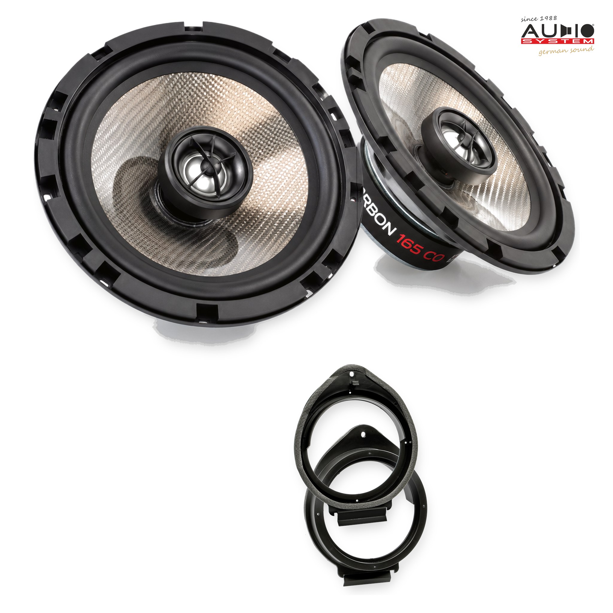 Pachet difuzoare dedicate Chevrolet Malibu 2011-2015 - Audio System CARBON 165 mm