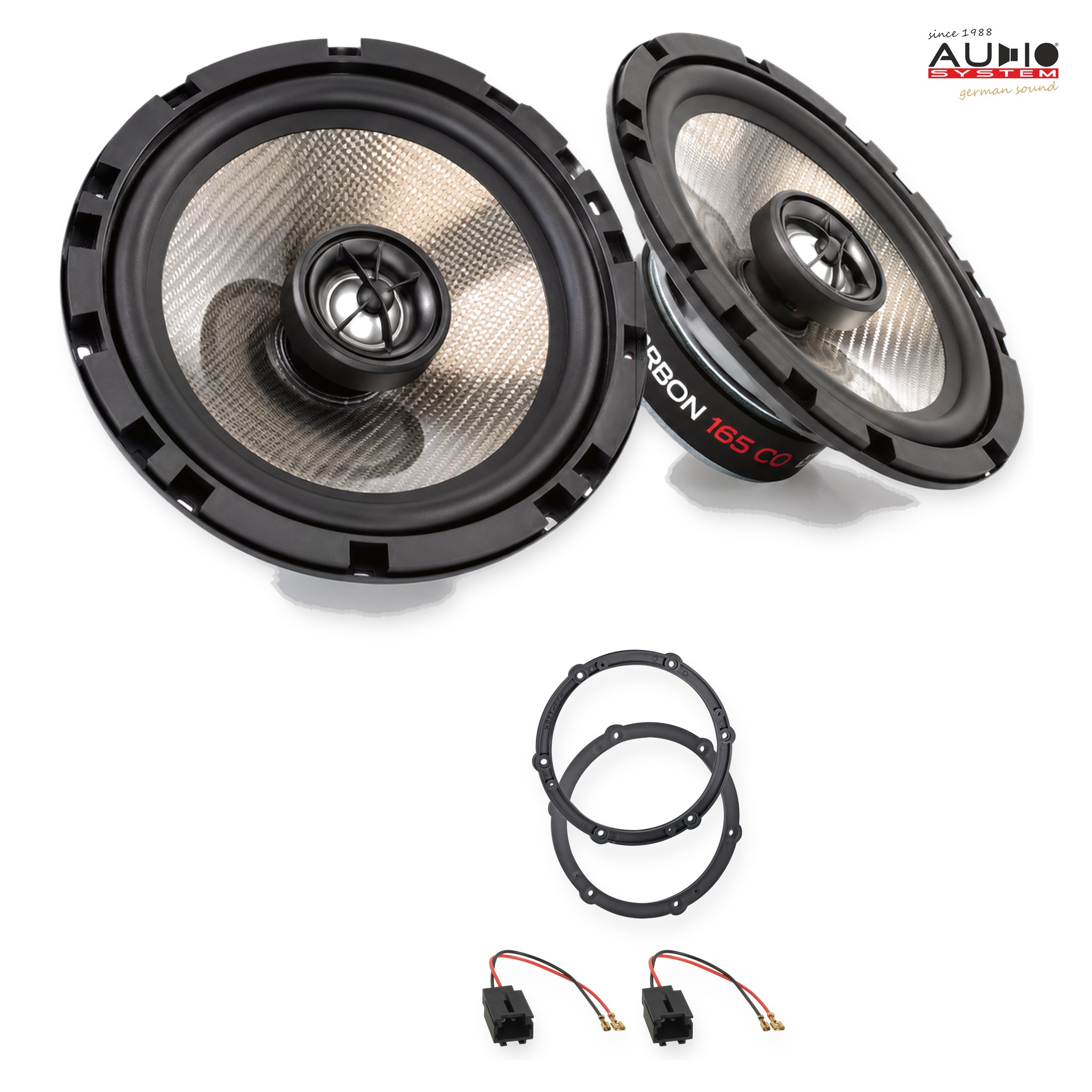 Pachet difuzoare dedicate Citroen C4 Aircross 2012-2017 - Audio System CARBON 165 mm