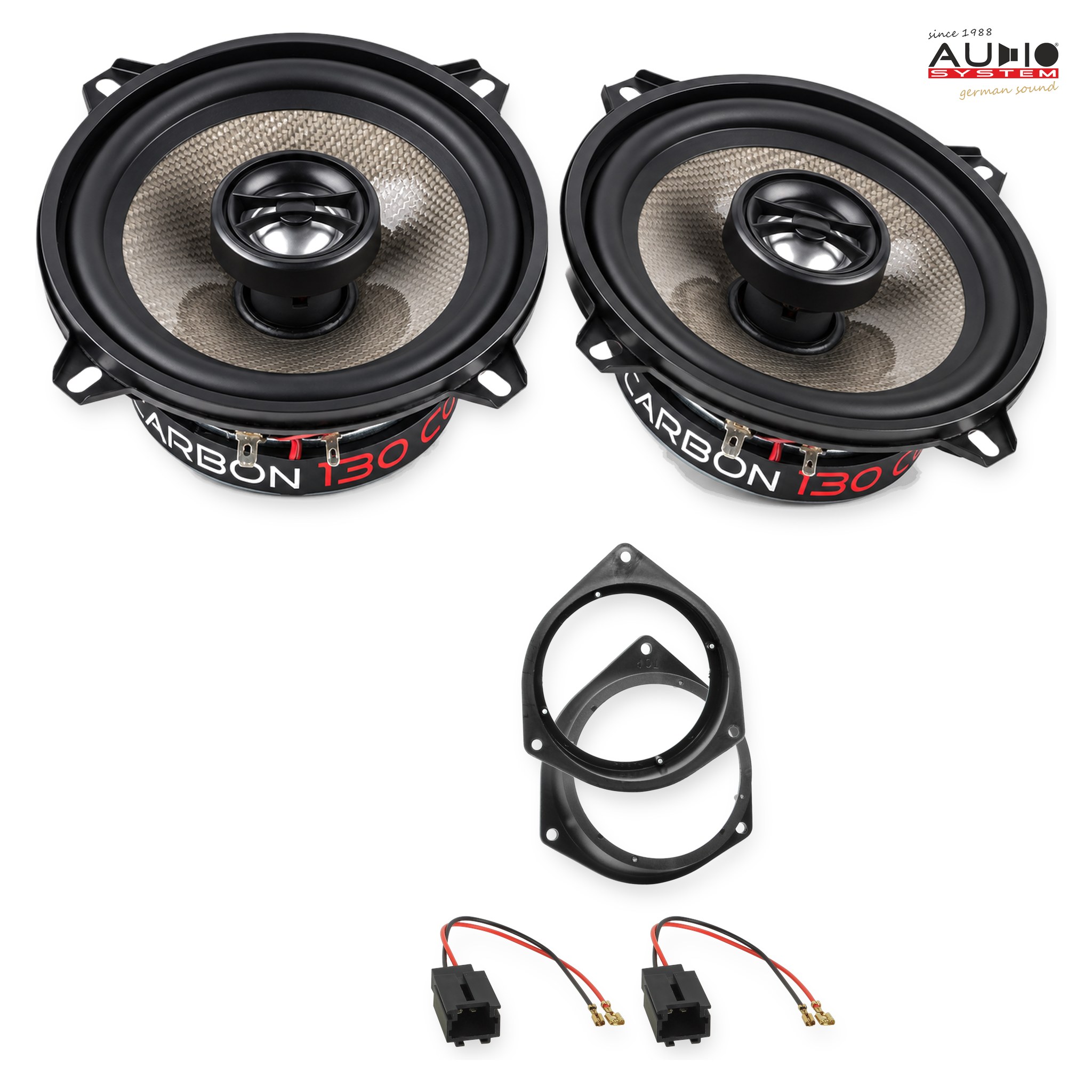 Pachet difuzoare dedicate Citroen Nemo (255L/A) 2007-2015 - Audio System CARBON 130 mm