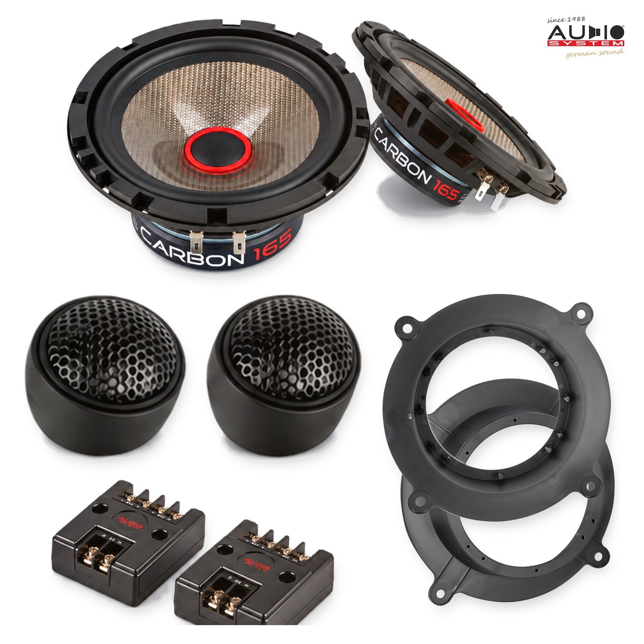 Pachet difuzoare dedicate Mazda CX-5 (GH) 2012-2015 - Audio System CARBON 165 mm