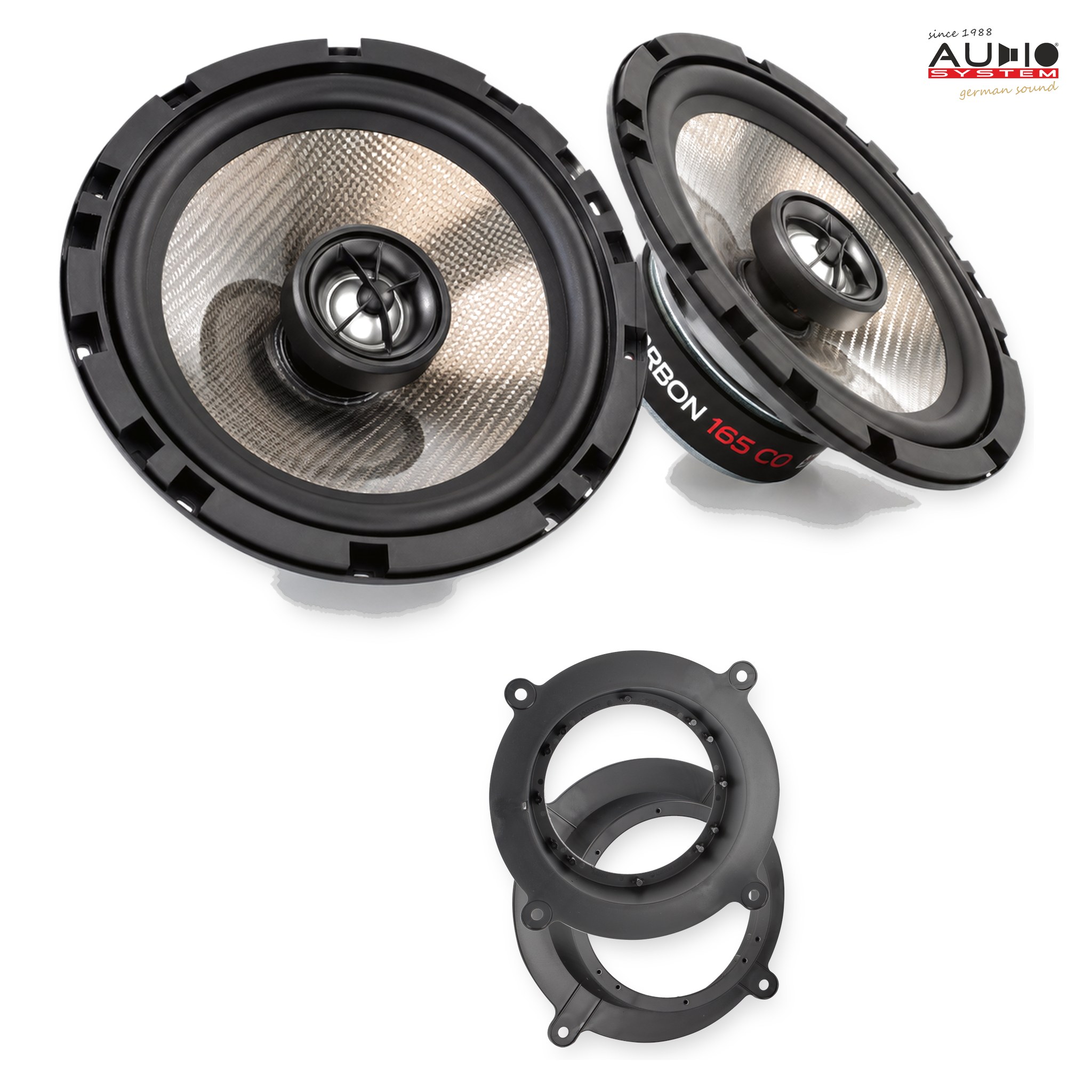 Pachet difuzoare dedicate Mazda CX-5 (GH) 2012-2015 - Audio System CARBON 165 mm