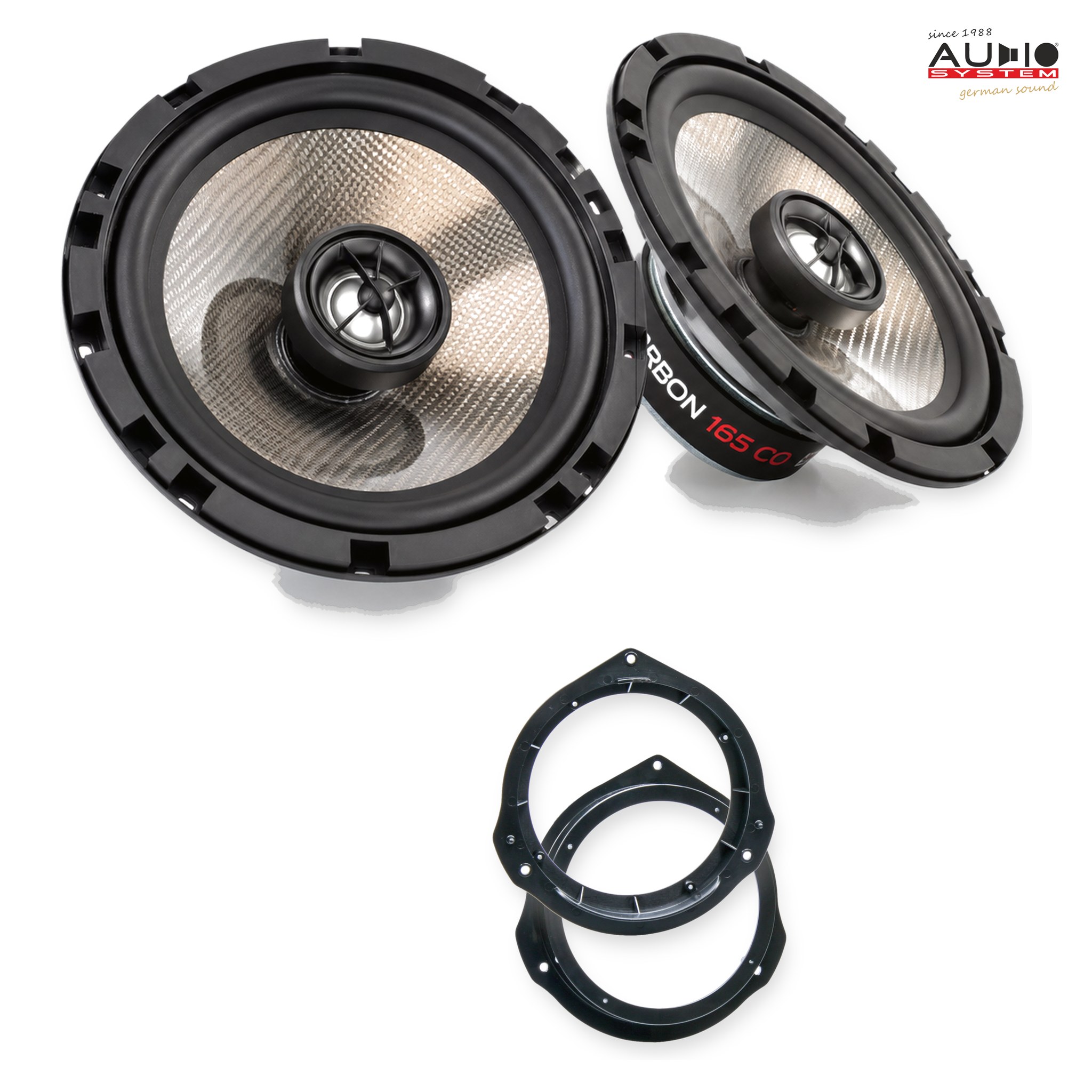 Pachet difuzoare dedicate Mercedes ML-Klasse (W166) 2011-2015 - Audio System CARBON 165 mm