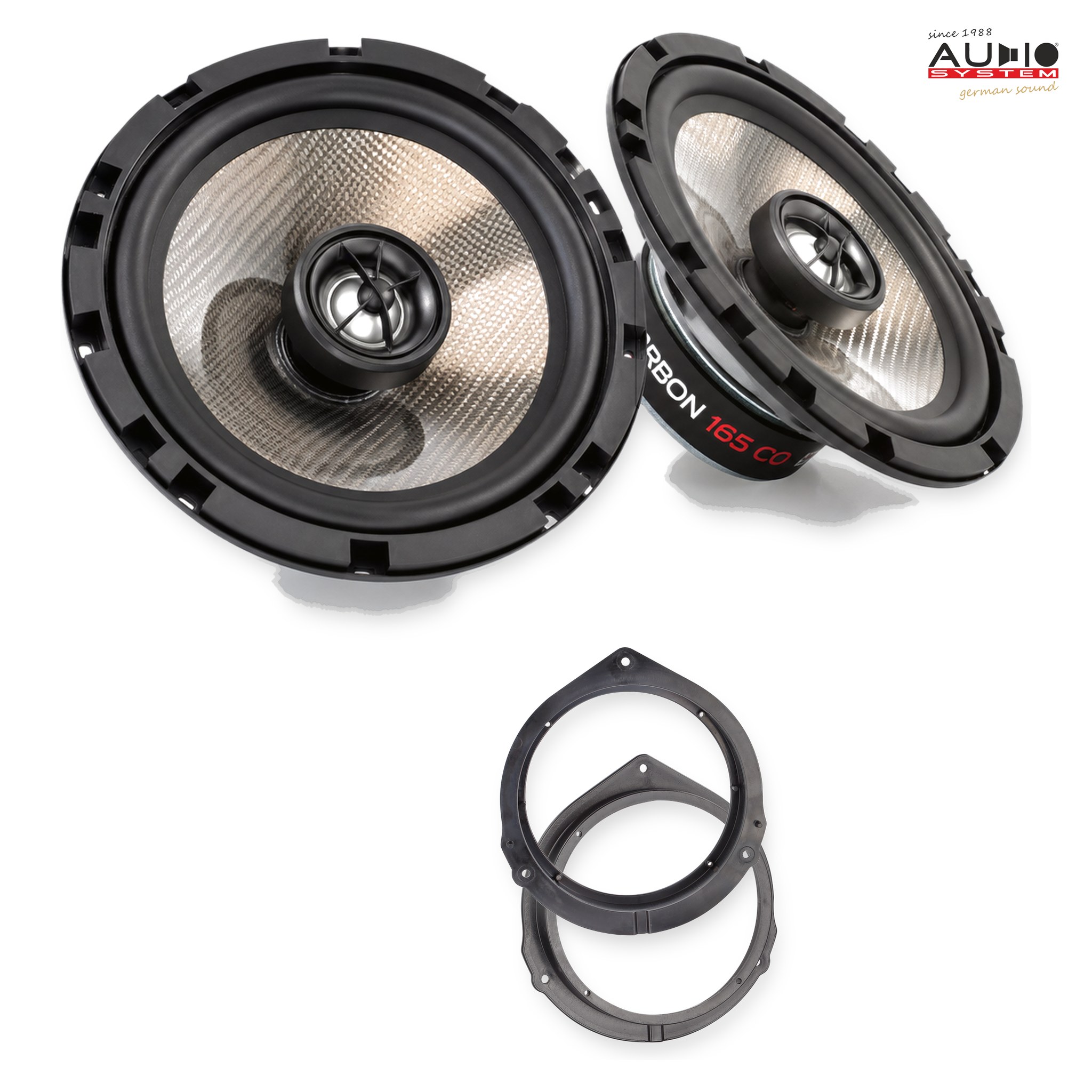 Pachet difuzoare dedicate Mercedes Vito (V447) 2014-2021 - Audio System CARBON 165 mm