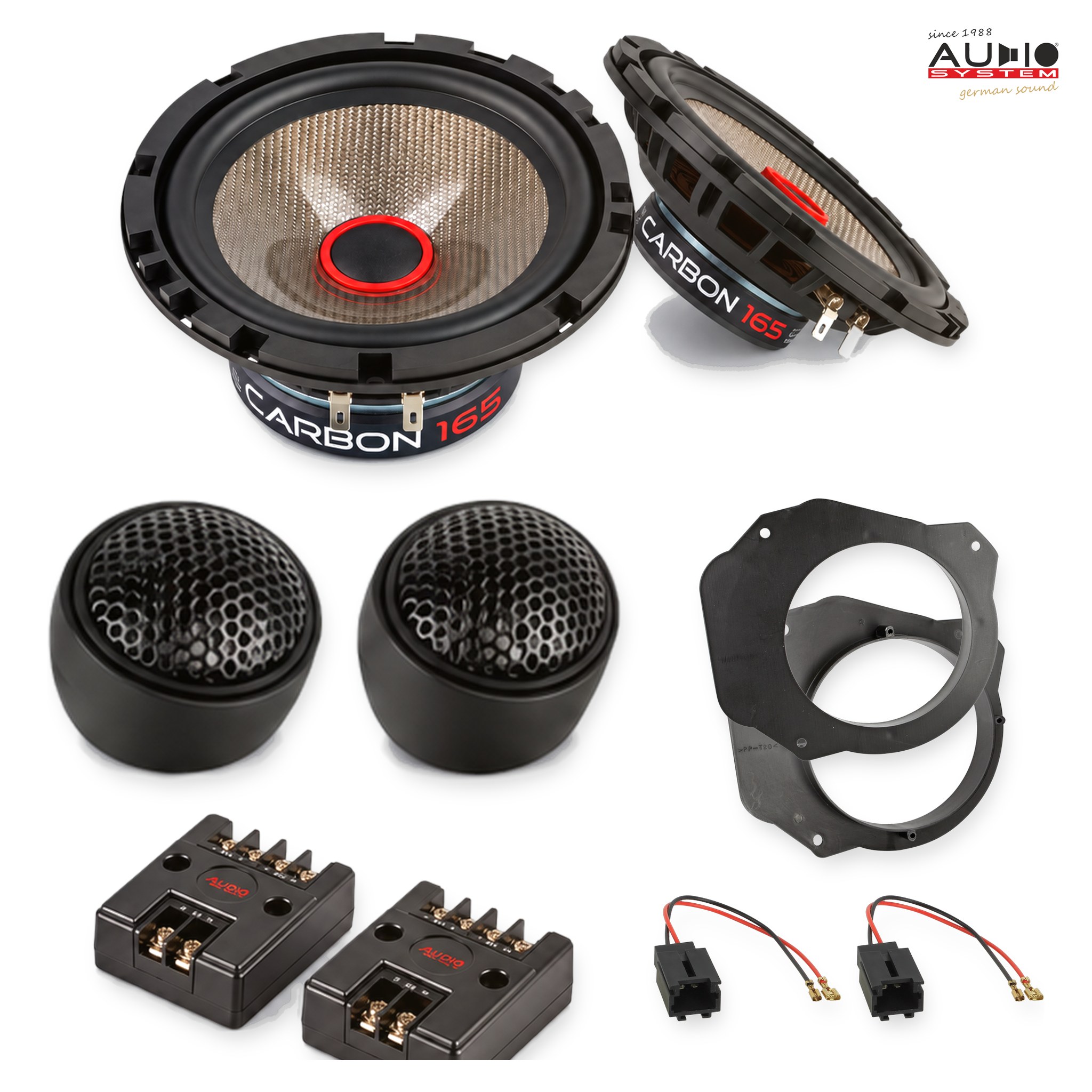 Pachet difuzoare dedicate Peugeot Expert 2007-2016 - Audio System CARBON 165 mm