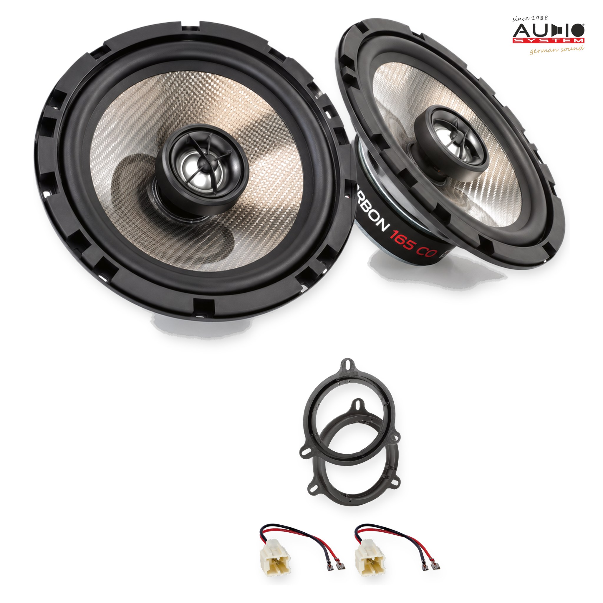 Pachet difuzoare dedicate Renault Megane IV (RFB) 2020-2023 - Audio System CARBON 165 mm