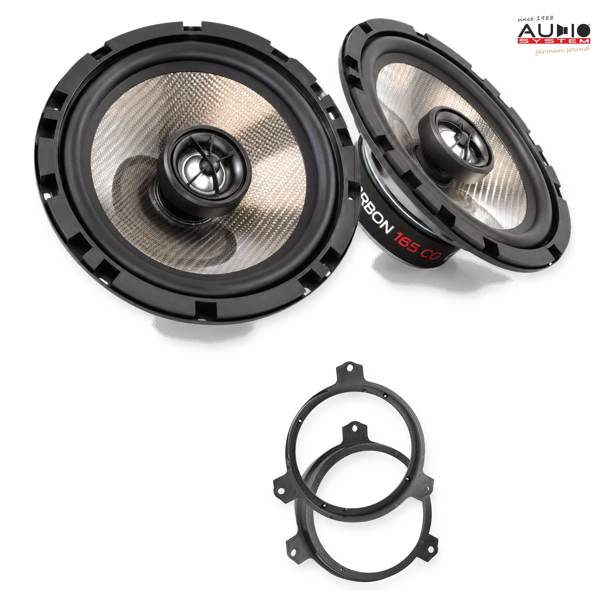 Pachet difuzoare dedicate Subaru Legacy 2009-2014 - Audio System CARBON 165 mm