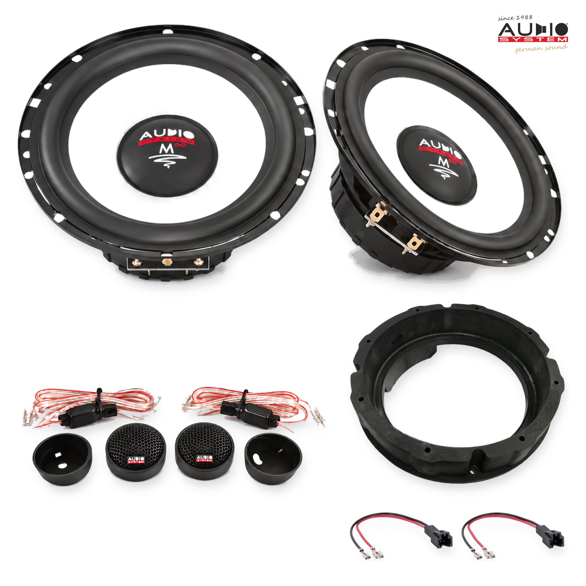 Pachet difuzoare dedicate Audi A4 (B9) 2015-prezent - Audio System M EVO 2 165 mm