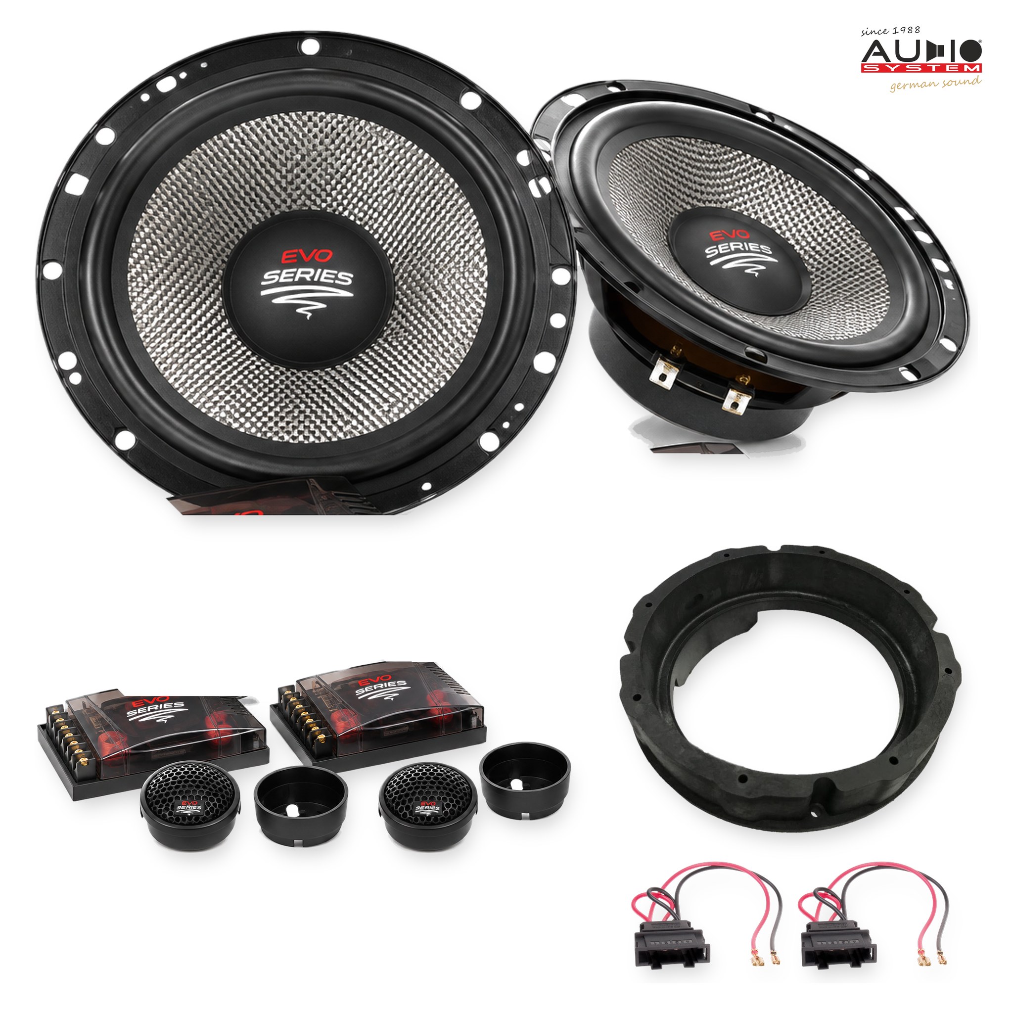 Pachet difuzoare dedicate VW T-Roc (A1) 2017-prezent - Audio System RADION EVO 2 165 mm