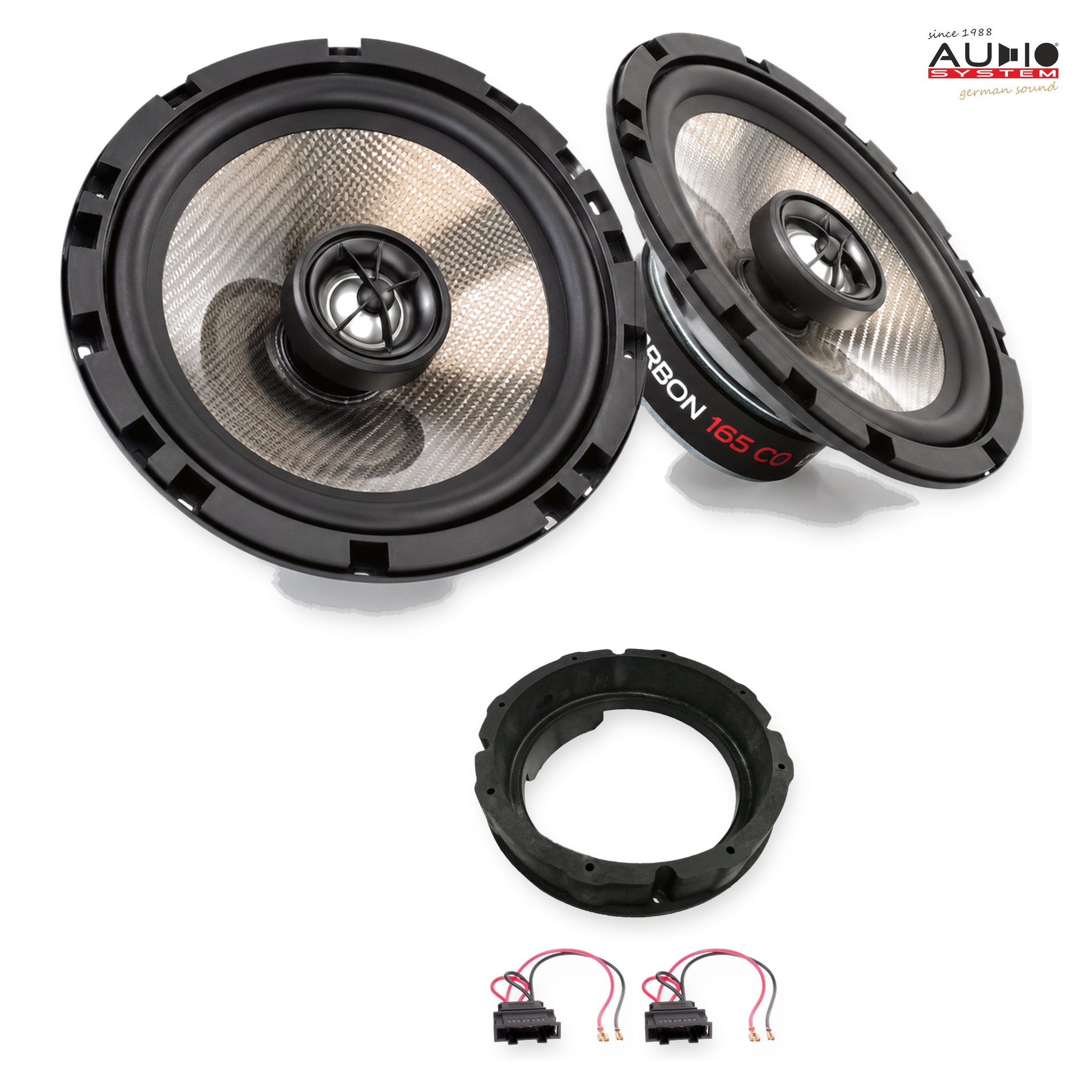 Pachet difuzoare dedicate VW T6.1 (7HC) 2019-2024 - Audio System CARBON 165 mm
