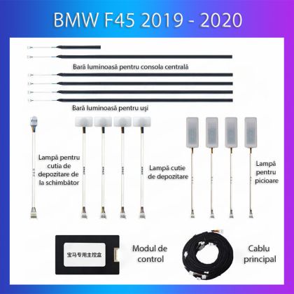 Hangulatvilágítás BMW 2-es sorozat 2019-2020 dedikált komplett telefonvezérlő készlet vagy eredeti rendszer