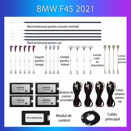Ambient Lights BMW 2-es sorozat 2021 dedikált komplett telefonvezérlő készlet vagy eredeti rendszer