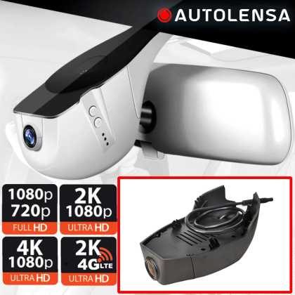 Volvo S60,V60 2020- DVR kamera, 1080p elülső kamera Autolensa, 24/7 modell Fekete VVEVV09