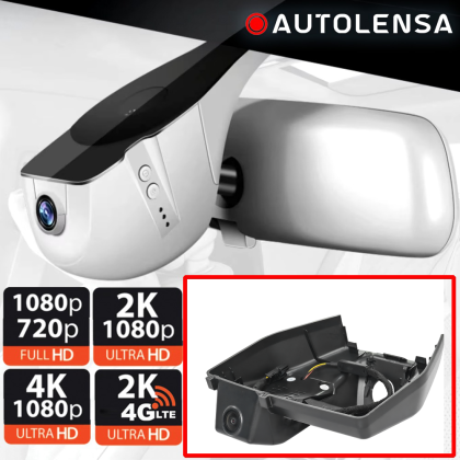Volkswagen ID.3 2021-23 DVR kamera, 1080p Autolensa első kamera, 24/7 modell Fekete VW23