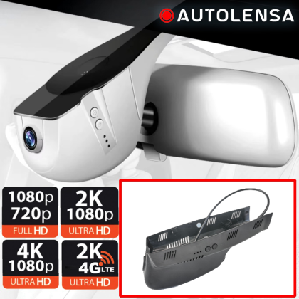 DVR kamera BMW 5-ös széria E60 E61 2003-2010, első kamera 1080p Autolensa, 24/7 modell Fekete BMW03
