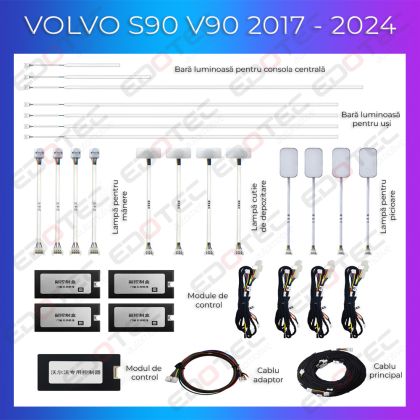 Volvo S90/V90 2017-2022 hangulatvilágítás komplett telefonvezérlő szett vagy gyári rendszer
