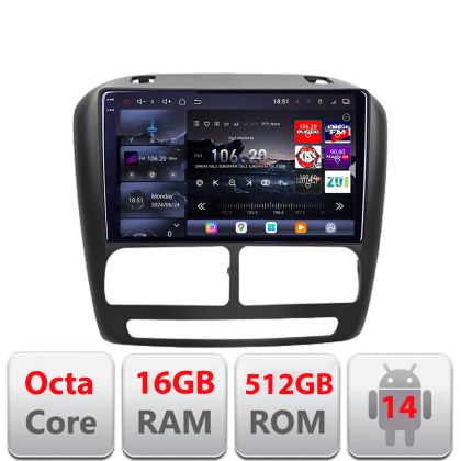 Navigatie Fiat Doblo 2010-2017 si Opel Combo 2010-2017 8 core QLED 2K 16+512 360  Android Waze USB Navigatie Internet Youtube Edotec