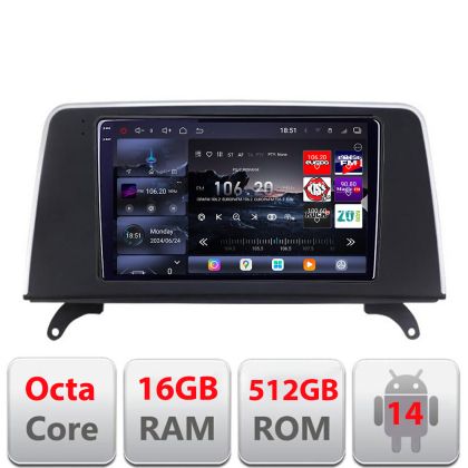 Navigatie BMW X5 X6 2007-2009 CCC 8 core QLED 2K 16+512 360 Android Waze USB Navigatie Internet Youtube Radio Edotec