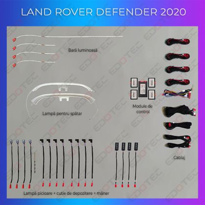 Land Rover Defender 2020 hangulatvilágítás - komplett telefonvezérlő vagy eredeti rendszer