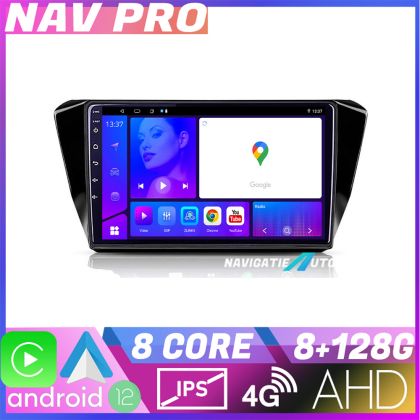 Navigatie Skoda Superb 3 2015 2017 KIT 932 EDOTEC-LITE Android Ecran 720P Octa Core 8 128 Carplay