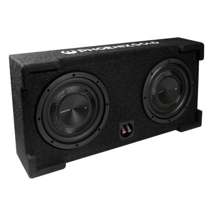 Cutie Phoenix Gold ZX28PBS dublă pasivă de 8" 250 W RMS 4 Ohm cutie pasivă pentru radiator cu ardere în jos