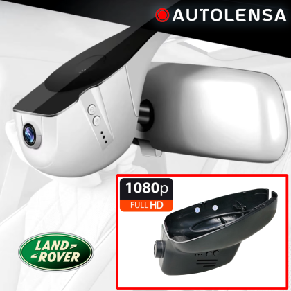 Keret nélküli DVR kamera Land Rover Discovery 4 2011-15, első kamera 1080p Autolensa, Modell 24/7 Fekete