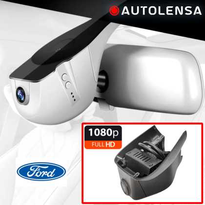 Keret nélküli DVR kamera Ford Focus 2019-21 Mid, Első kamera 1080p Autolensa, 24/7 modell fekete FD11