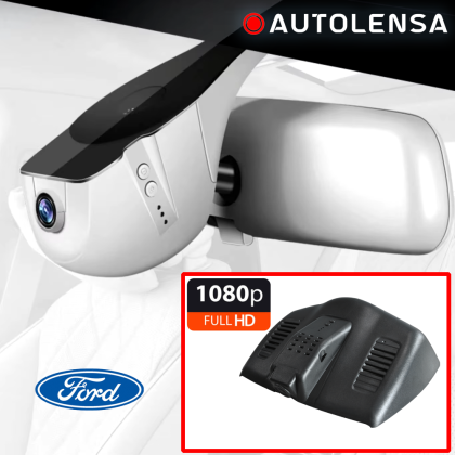 Keret nélküli DVR kamera Ford Mondeo 2015-18 Prémium, első kamera 1080p Autolensa, 24/7 modell Fekete FD07