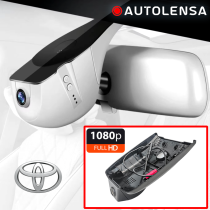 Keret nélküli DVR kamera Toyota Camry 2021, Első kamera 1080p Autolensa, 24/7 modell fekete FTQC01 2021 TOYOTA Camry 2.0S Frontier