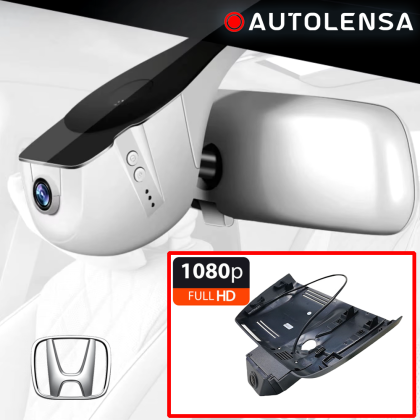 Keret nélküli DVR kamera Honda CR-V 2020-21, Első kamera 1080p Autolencse, 24/7 modell fekete HDBT05