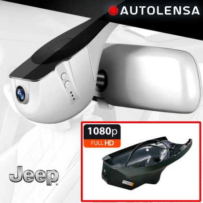 Keret nélküli DVR kamera Jeep Commander Premium 2018-19, Első kamera 1080p Autolensa, 24/7 modell fekete JEEP07