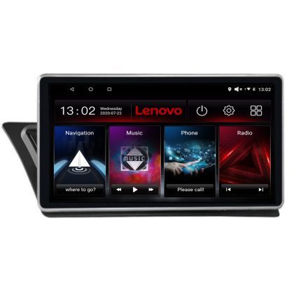 Navigáció Audi Q5 2008-2016 NEM MMI Lenovo Kit-Q5 4+64 GB Android Waze USB Internet Navigáció Youtube Rádió