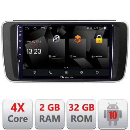 Navigatie Nissan Leaf 2018-2024 Nakamichi Android Ecran 720P Quad Core 2+32 carplay android auto NAM5230