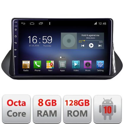 Navigatie Nissan X-trail 2021- Octa Core cu Android Radio Bluetooth Internet GPS WIFI DSP 8+128GB 4G