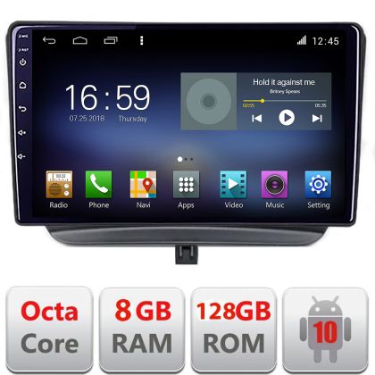 Navigatie Ford Turneo Courier Transit Courier 2014-2021 Octa Core cu Android Radio Bluetooth Internet GPS WIFI DSP 8+128GB 4G