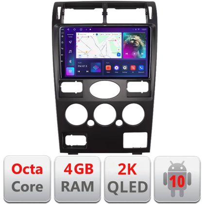 Navigatie Ford Mondeo 2004-2007 QLED 2K Octa core 4+32 DSP 360 Optic FHD internet gps radio carplay android auto kit-mondeo2001+EDT-E409-2K