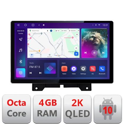 Navigatie Range Rover Sport 2010-2013 Qled 2K Octa Core 4+64 LTE 4G DSP Wifi 5Ghz android auto carplay radio gps internet kit-sport10+EDT-E413-2K