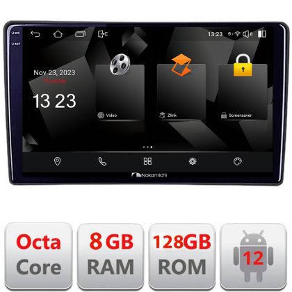 Navigatie Ford Focus C-max S-max Galaxy Mondeo unitati ovale Nakamichi NAM5960PRO Octa core 8+128 carplay android auto radio gps internet 