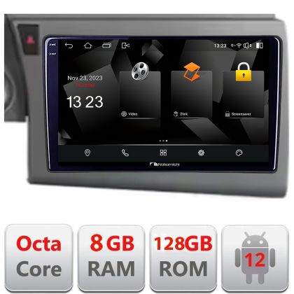 Navigatie Audi A6 C6 2004-2010 Nakamichi NAM5960PRO Octa core 8+128 carplay android auto radio gps internet 