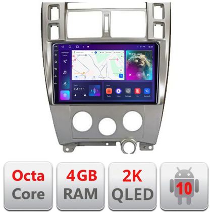 Navigatie HHyundai Tucson Manual C-1001 Android Octa Core Ecran 2K QLED GPS 4G 4+32GB 360 KIT-1001+EDT-E410-2K