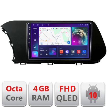 Navigatie HHyundai I20 2020- B-i20 Android Ecran QLED octa core 4+64 carplay android auto KIT-i20+EDT-E310V3