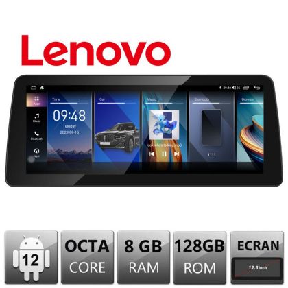 Navigatie BMW Seria 6 F06 CIC 2010-2012 Lenovo Brillante ecran de 12.3" 4G 8+128 1920x720 LED 360 Android GPS