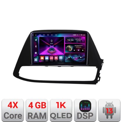 Navigatie Hyundai I30 2018-2021 Quad Core 4+64 InCell Display 1K Android Waze USB Navigatie Internet Youtube Radio