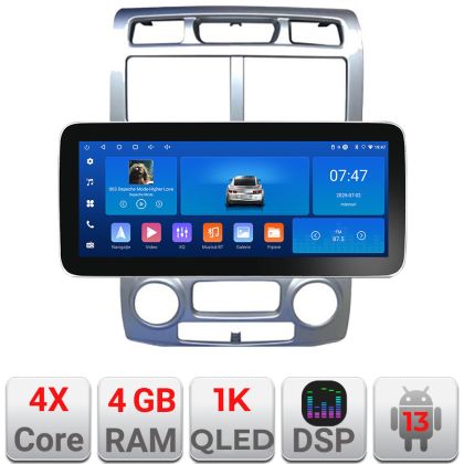 Navigatie Kia Sportage 2005-2007 K-0023 Edotec 4+64 12.3 inch Incell 1K android Wifi 5Ghz gps internet a