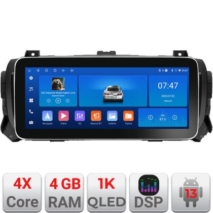 Navigatie Citroen Jumpy Toyota Proace Peugeot Traveller K-jumpy16 Edotec 4+64 12.3 inch Incell 1K android Wifi 5Ghz gps internet 