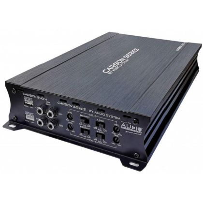Amplificator RESIGILAT Audio System CARBON-250.4, 4 x 110 sau 2 x 200 watts, in 2 sau 4 ohm, clasa AB