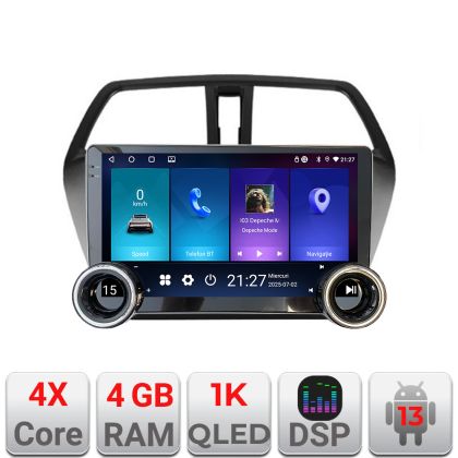 Navigatie Suzuki S-Cross Kit-337 Edotec  4+64 10.5 inch Incell 1K android Wifi 5Ghz gps internet  